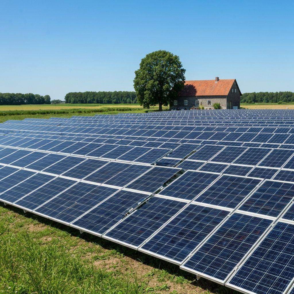 Estate Farm Solar Setup